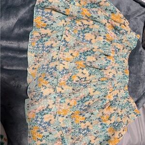 Floral Smocked Skirt